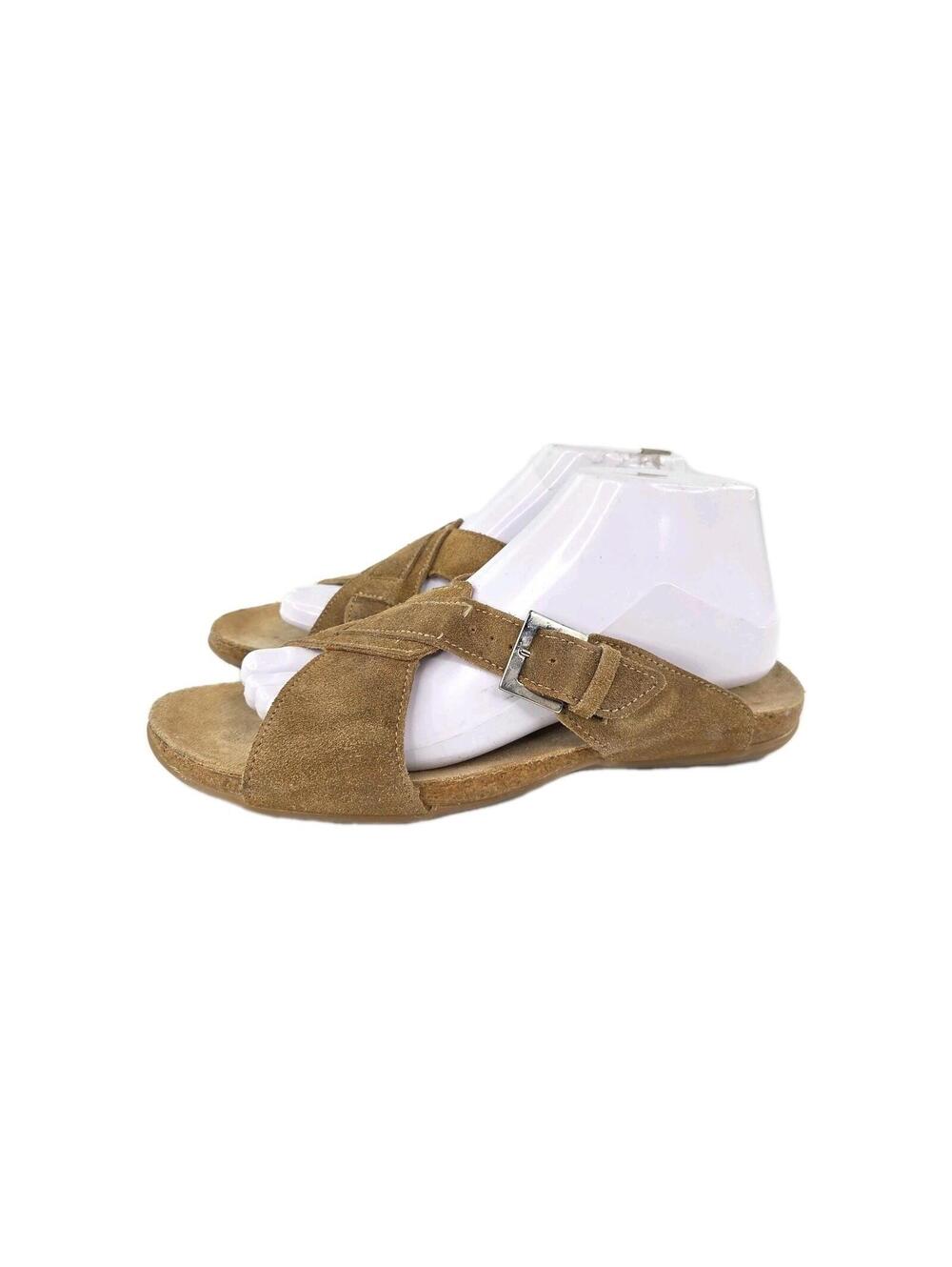 Haflinger Women's Renja Sandals US 8.5 Ginger Brown Slide Shoes